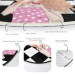 - RealHomes Dijital Baskılı Kaymaz Tabanlı Comfort Yuvarlak Halı - Realhomes Dama Zeminli Pancakeli Kız Desenli Dijital Baskılı Modern Pembe Çocuk ve Genç Odası Yıkanabilir Kaymaz Tabanlı Yuvarlak Halı Realhomes