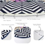 - RealHomes Dijital Baskılı Kaymaz Tabanlı Comfort Yuvarlak Halı - Realhomes  Realhomes Çiçek Desen Dijital Baskılı Lacivert Salon ve Oturma Odası Yıkanabilir Kaymaz Tabanlı Yuvarlak Halı Realhomes