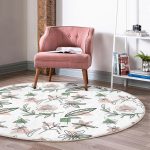 - RealHomes Dijital Baskılı Kaymaz Tabanlı Comfort Yuvarlak Halı - Realhomes Realhomes Oneline Gül ve Yaprak Çizimli Dijital Baskılı Yeşil Mutfak Yıkanabilir Kaymaz Tabanlı Yuvarlak Halı Realhomes