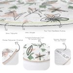 - RealHomes Dijital Baskılı Kaymaz Tabanlı Comfort Yuvarlak Halı - Realhomes Realhomes Oneline Gül ve Yaprak Çizimli Dijital Baskılı Yeşil Mutfak Yıkanabilir Kaymaz Tabanlı Yuvarlak Halı Realhomes