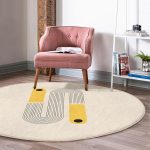 - RealHomes Dijital Baskılı Kaymaz Tabanlı Comfort Yuvarlak Halı - Realhomes İskandinav Temalı Çizgili Tasarımlı Krem Salon ve Oturma Odası Yıkanabilir Kaymaz Tabanlı Yuvarlak Halı Realhomes