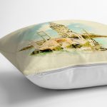 - RealHomes Dijital Baskılı Modern Yastık Kırlent Kılıfı - Realhomes İstanbul Tarihi Yerler Özel Tasarımlı Yastık Kırlent Kılıfı Realhomes