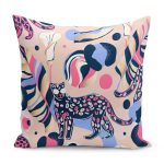 - RealHomes Dijital Baskılı Modern Yastık Kırlent Kılıfı - Realhomes Sanatsal Renkli Çizimler Özel Tasarım Yastık Kırlent Kılıfı Realhomes