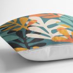 - RealHomes Dijital Baskılı Modern Yastık Kırlent Kılıfı - Realhomes Renkli Tropik Yapraklar Özel Tasarım Dijital Baskılı Yastık Kırlent Kılıfı Realhomes