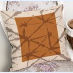 - RealHomes Dijital Baskılı Modern Yastık Kırlent Kılıfı - Realhomes Krem Kahve Çizgili Özel Tasarım Yastık Kırlent Kılıfı Realhomes