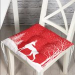 - Pofi-Ryl108-Gorsel - Realhomes  Kırmızı Yılbaşı Temalı Yeyik Tasarımlı Pofuduk Sandalye Minderi Realhomes