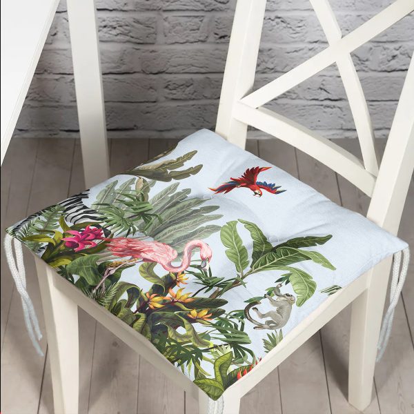 - Pofi-Ryl144-Gorsel - Realhomes  Renkli Düz Çizgili Dijital Baskılı Pofuduk Sandalye Minderi Realhomes