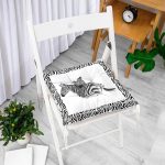 - Pofi-Ryl191-Gorsel-1 - Realhomes Zebra Çerçeveli Zebra Desenli Dijital Baskılı Pofuduk Sandalye Minderi Realhomes