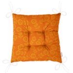 - Pofi-Ryl194-Gorsel-2 - Realhomes Turuncu Zeminli Papatya Motifli Pofuduk Sandalye Minderi Realhomes