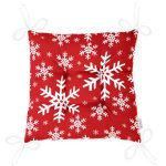 - Pofi-Ryl221-Gorsel-2 - Realhomes  Kırmızı Zemin Kar Tanesi Özel Tasarım Yılbaşı Temalı Pofuduk Sandalye Minderi Realhomes