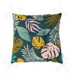 - Pofi-Ryl230-Gorsel-2 - Realhomes  Renkli Tropik Yaprak Temalı Dijital Baskılı Pofuduk Sandalye Minderi Realhomes