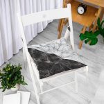 - Pofi-Ryl247-Gorsel-1 - Realhomes  Siyah Gri Mermer Motifli Dijital Baskılı Pofuduk Sandalye Minderi Realhomes