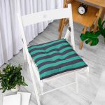 - Pofi-Ryl300-Gorsel-1 - Realhomes  Yeşil & Lacivert Düz Çizgili Özel Tasarım Pofuduk Sandalye Minderi Realhomes