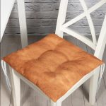 - Pofi-Ryl305-Gorsel - Realhomes  Kahverengi Dalgalı Düz Renkli Dijital Baskılı Modern Pofuduk Sandalye Minderi Realhomes