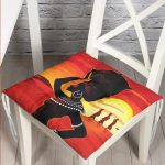 - Pofi-Ryl344-Gorsel - Realhomes Etnik Siyahi Kadın Temalı Dijital Baskılı Pofuduk Sandalye Minderi Realhomes