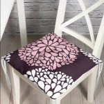 - Pofi-Ryl368-Gorsel - Realhomes  Mürdüm Zemin Damla Tasarımlı Dijital Baskılı Modern Pofuduk Sandalye Minderi Realhomes