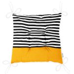 - Pofi-Ryl380-Gorsel-2 - Realhomes  Sarı Zemin Siyah Çizgili Dijital Baskılı Modern Pofuduk Sandalye Minderi Realhomes
