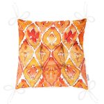 - Pofi-Ryl51-Gorsel-2 - Realhomes  Turuncu Damask Tasarımlı Dijital Baskılı Pofuduk Sandalye Minderi Realhomes