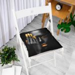 - Pofi-Ryl84-Gorsel-1 - Realhomes  Gold Detaylı Siyahi Kadın Tasarımlı Pofuduk Sandalye Minderi Realhomes