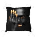 - Pofi-Ryl84-Gorsel-2 - Realhomes  Gold Detaylı Siyahi Kadın Tasarımlı Pofuduk Sandalye Minderi Realhomes