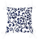 - Pofi-Ryl86-Gorsel-2 - Realhomes  Beyaz Zemin Lacivert Gül Motifli Dekoratik Pofuduk Sandalye Minderi Realhomes