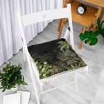 - Pofi-Ryl91-Gorsel-1 - Realhomes  Siyah Zemin Tropik Orman Temalı Pofuduk Sandalye Minderi Realhomes