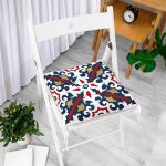 - Pofi-Ryl96-Gorsel-1 - Realhomes  Lacivert Bordo Damask Motifli Modern Pofuduk Sandalye Minderi Realhomes