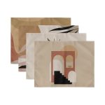 - Servis4lu-SetRyl14-Gorsel-2 - Realhomes 4'lü Bohem Tasarımlı Dijital Baskılı Özel Tasarım Sunumluk - Sunum Altlığı - Amerikan Servis Seti Realhomes