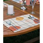 - Servis4lu-SetRyl15-Gorsel-1 - Realhomes 4'lü Renkli Onedraw Dijital Baskılı Bohem Tasarımlı Sunumluk - Sunum Altlığı - Amerikan Servis Seti Realhomes