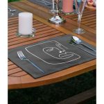 - Servis4lu-SetRyl16-Gorsel-1 - Realhomes 4'lü Oneline Silüet Çizimli Dijital Baskılı Sunumluk - Sunum Altlığı - Amerikan Servis Seti Realhomes