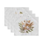 - Servis4lu-SetRyl18-Gorsel-2 - Realhomes 4'lü Sonbahar Temalı Kurumuş Yapraklar Özel Tasarımlı Sunumluk - Sunum Altlığı - Amerikan Servis Seti Realhomes