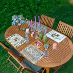 - Servis4lu-SetRyl28-Gorsel - Realhomes 4'lü Etnik İskandinav Motifli Fil Tasarımlı Modern Sunumluk - Sunum Altlığı - Amerikan Servis Seti Realhomes