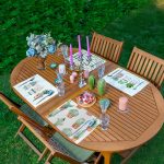 - Servis4lu-SetRyl36-Gorsel - Realhomes 4'lü Minimal Kaktüsler Özel Tasarım Modern Sunumluk - Sunum Altlığı - Amerikan Servis Seti Realhomes