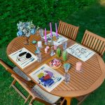 - Servis4lu-SetRyl38-Gorsel - Realhomes 4'lü Onedraw Siliet Tasarımlı Dijital Baskılı Modern Sunumluk - Sunum Altlığı - Amerikan Servis Seti Realhomes