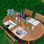 - Servis4lu-SetRyl45-Gorsel - Realhomes 4'lü Kadın Silüet Motifli Özel Tasarım Dijital Baskılı Sunumluk - Sunum Altlığı - Amerikan Servis Seti Realhomes