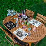 4'lü Siyah Beyaz Temalı Kral Tacı Tasarımlı Dijital Baskılı Sunumluk - Sunum Altlığı - Amerikan Servis Seti Realhomes