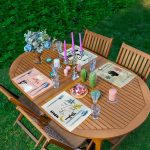 - Servis4lu-SetRyl49-Gorsel - Realhomes 4'lü Onedraw Temalı Renkli Şekiller Özel Tasarım Sunumluk - Sunum Altlığı - Amerikan Servis Seti Realhomes