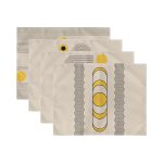 - Servis4lu-SetRyl51-Gorsel-2 - Realhomes 4'lü Krem Zeminli Çizgili Özel Tasarımlı Dijital Baskılı Sunumluk - Sunum Altlığı - Amerikan Servis Seti Realhomes