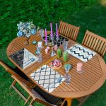 - Servis4lu-SetRyl54-Gorsel - Realhomes 4'lü Siyah Beyaz Ogea Motifli Mermer Tasarımlı Sunumluk - Sunum Altlığı - Amerikan Servis Seti Realhomes