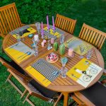 - RealHomes Özel Tasarım 6'lı Amerikan Servis Takımı - Realhomes 6'lı Hardal Bisikletli Kedili Motifli Dekoratif Sunum Altlığı - Amerikan Servis Seti Realhomes