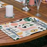 - RealHomes Özel Tasarım 6'lı Amerikan Servis Takımı - Realhomes 6'lı Renkli Onedraw Dijital Baskılı Bohem Tasarımlı Sunum Altlığı - Amerikan Servis Seti Realhomes