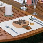 - RealHomes Özel Tasarım 6'lı Amerikan Servis Takımı - Realhomes 6'lı Tropik Yapraklar Saksı Motifli Dijital Baskılı Sunum Altlığı - Amerikan Servis Seti Realhomes