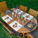 - RealHomes Özel Tasarım 6'lı Amerikan Servis Takımı - Realhomes 6'lı Tropik Yapraklar Saksı Motifli Dijital Baskılı Sunum Altlığı - Amerikan Servis Seti Realhomes