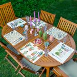 - RealHomes Özel Tasarım 6'lı Amerikan Servis Takımı - Realhomes 6'lı Minimal Kaktüsler Özel Tasarım Modern Sunum Altlığı - Amerikan Servis Seti Realhomes