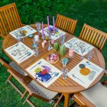 - RealHomes Özel Tasarım 6'lı Amerikan Servis Takımı - Realhomes  6'lı Onedraw Siliet Tasarımlı Dijital Baskılı Modern Sunum Altlığı - Amerikan Servis Seti Realhomes