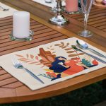 - RealHomes Özel Tasarım 6'lı Amerikan Servis Takımı - Realhomes 6'lı Tropik Yapraklar Kadın Tasarımlı Dijital Baskılı Modern Sunum Altlığı - Amerikan Servis Seti Realhomes