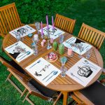 - RealHomes Özel Tasarım 6'lı Amerikan Servis Takımı - Realhomes 6'lı Kadın Silüet Motifli Özel Tasarım Dijital Baskılı Sunum Altlığı - Amerikan Servis Seti Realhomes