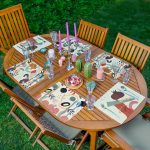 - RealHomes Özel Tasarım 6'lı Amerikan Servis Takımı - Realhomes  6'lı Onedraw Temalı Dijital Baskılı Dekoratif Sunum Altlığı - Amerikan Servis Seti Realhomes