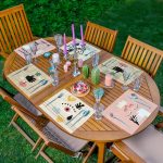 - RealHomes Özel Tasarım 6'lı Amerikan Servis Takımı - Realhomes 6'lı Onedraw Temalı Renkli Şekiller Özel Tasarım Sunum Altlığı - Amerikan Servis Seti Realhomes