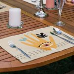 - RealHomes Özel Tasarım 6'lı Amerikan Servis Takımı - Realhomes 6'lı Onedraw Tasarımlı Renkli Şekiller Temalı Sunum Altlığı - Amerikan Servis Seti Realhomes